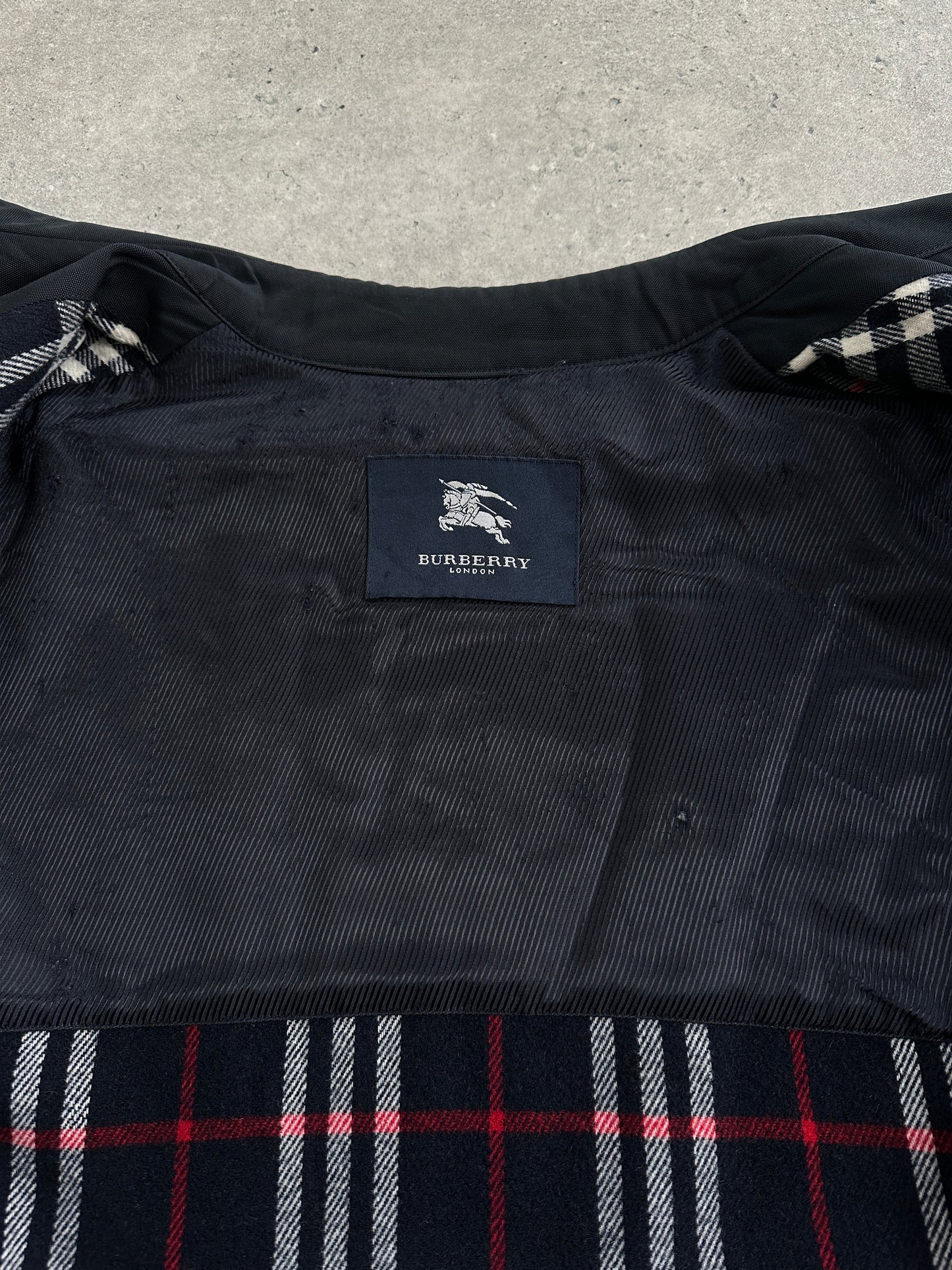 Burberry 1990s Waterproof Nova Check Trench Coat - XL/XXL