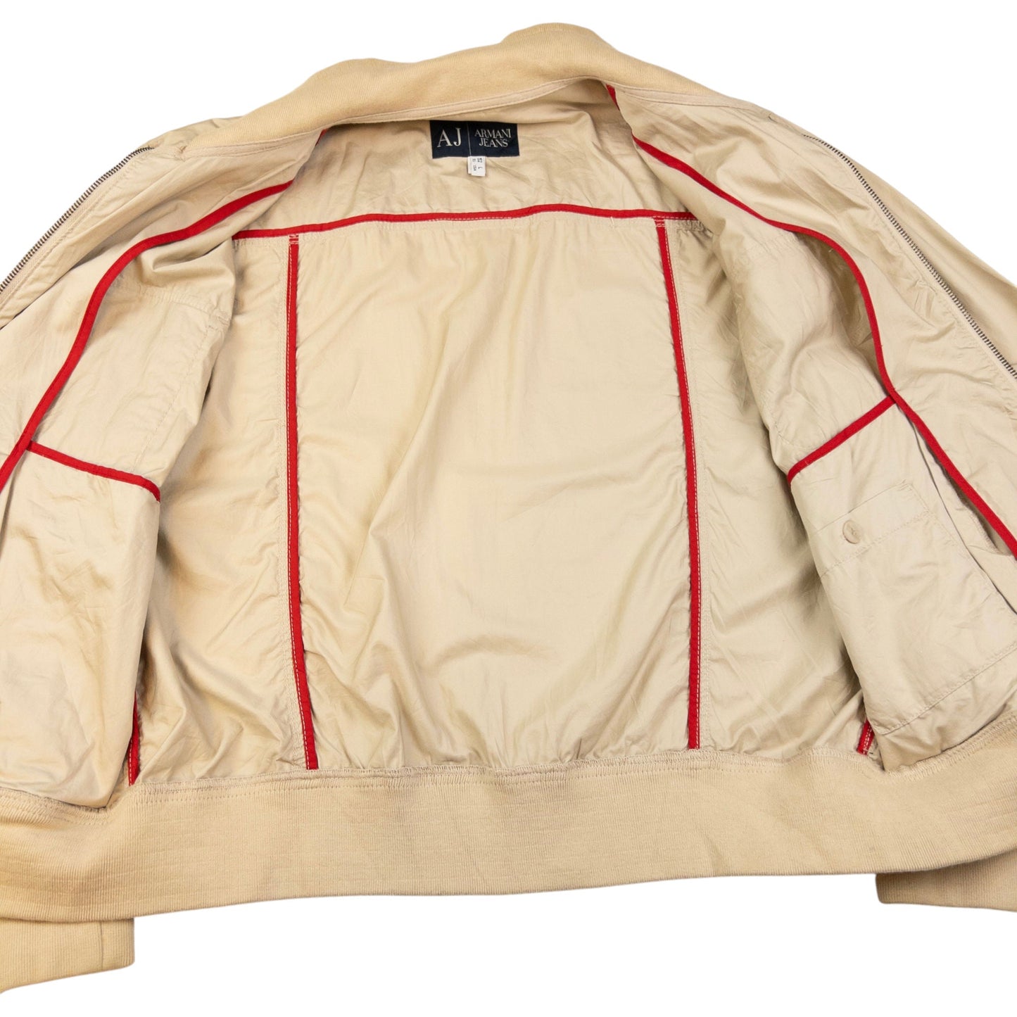 Vintage Armani Jeans Zip Up Jacket Size S