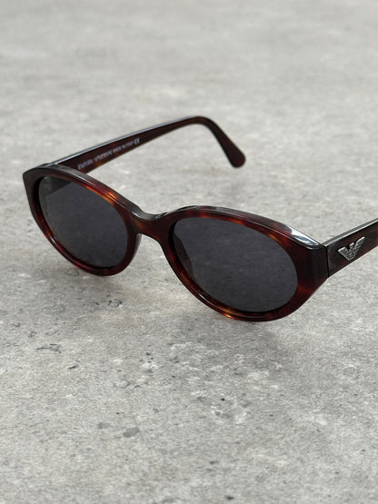 Emporio Armani 2000s Oval Logo Sunglasses