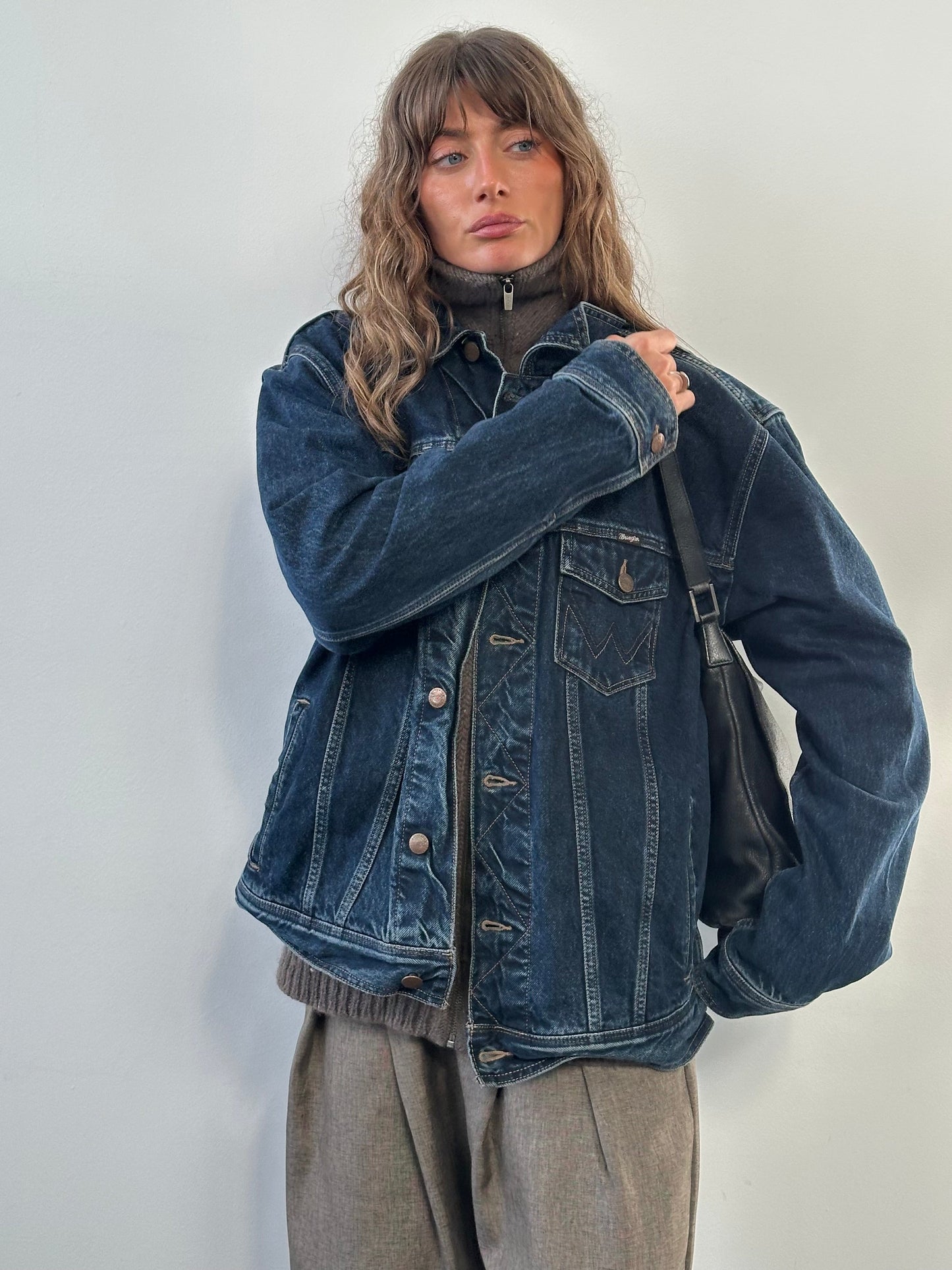 Wrangler 1990s Mid Wash Denim Jacket - XL
