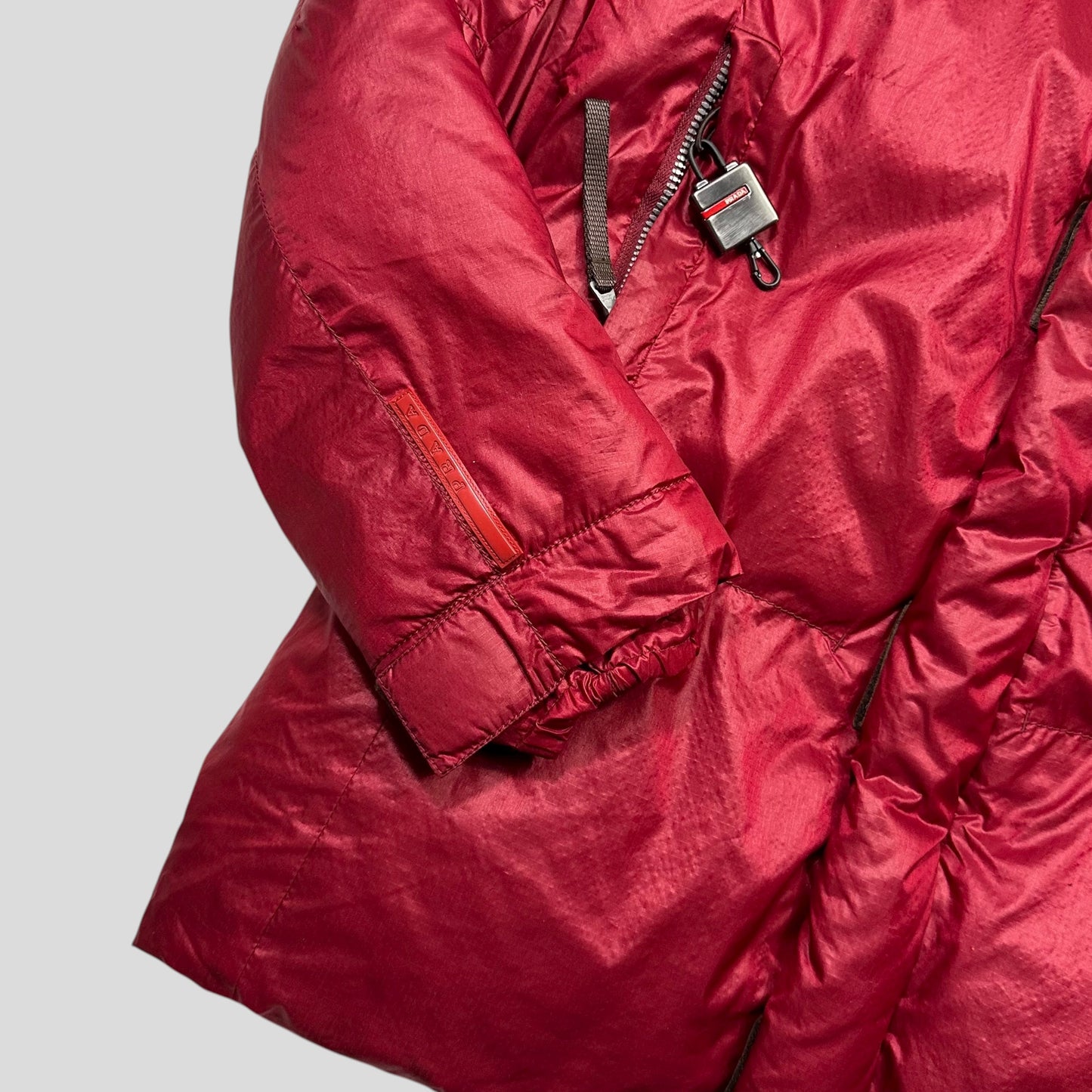 Prada Sport AW00 Nylon Down & Fleece Puffer Jacket - IT48 (M)