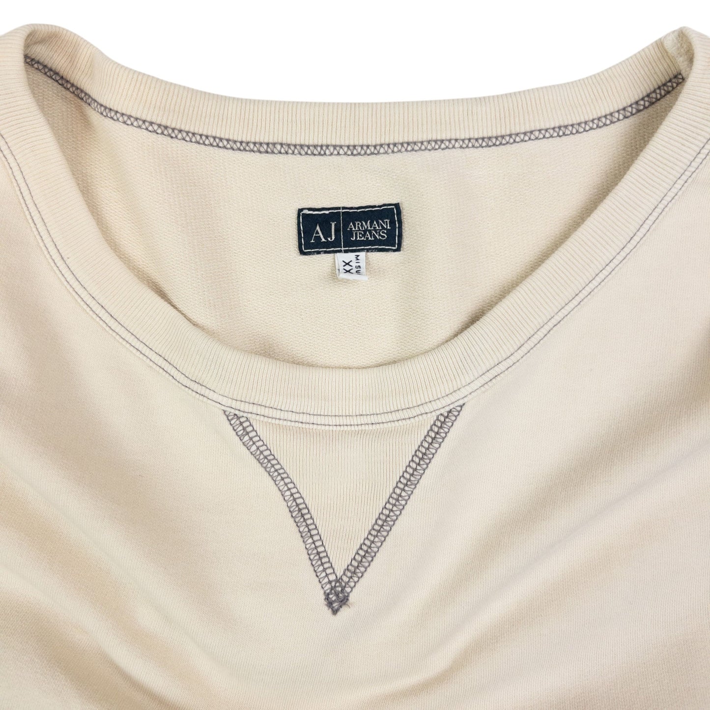 Vintage Armani Jeans Embroidered Jumper Size XL