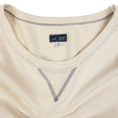 Vintage Armani Jeans Embroidered Jumper Size XL