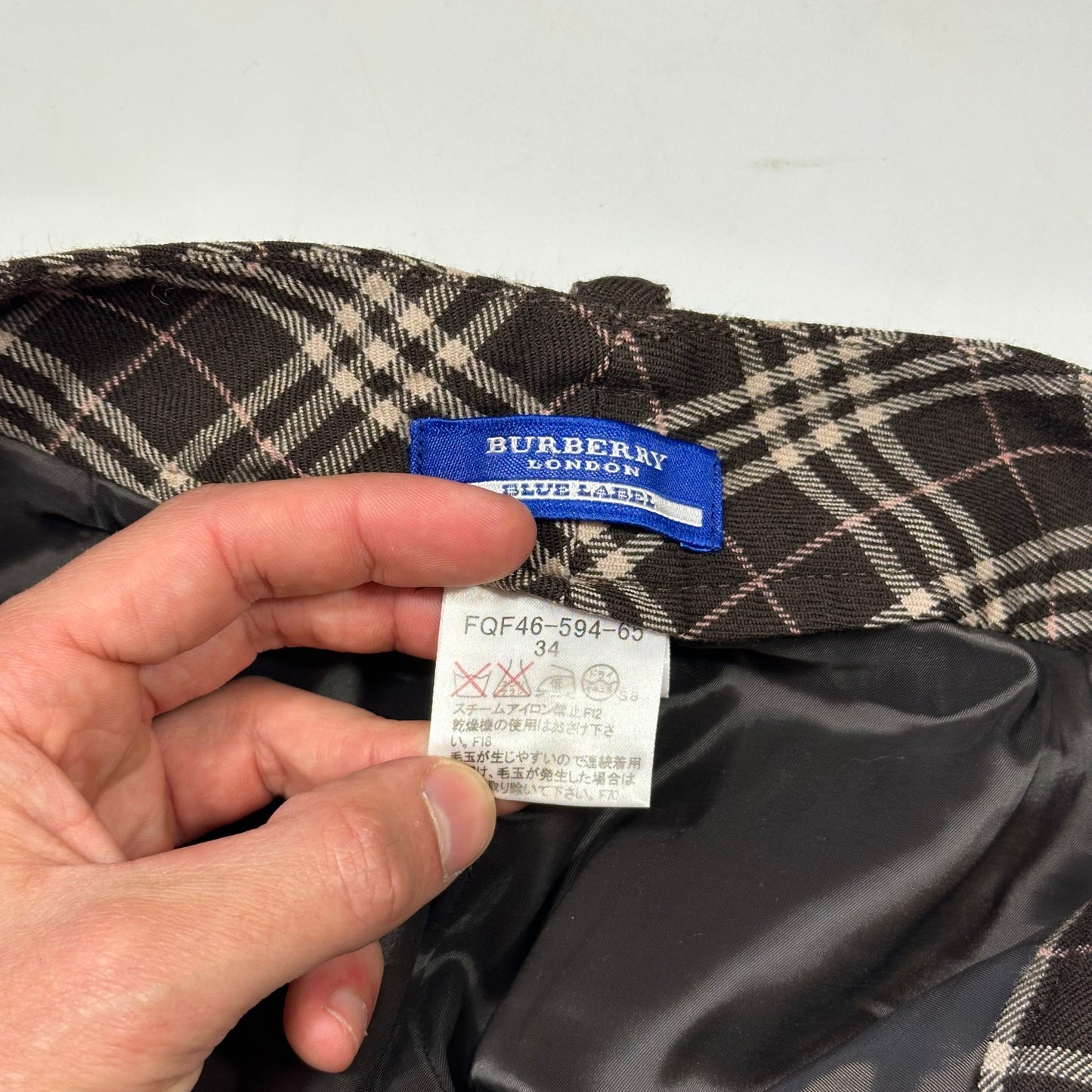 Burberry 00’s Pink Prorsum Logo Nova Check Capri Trousers - UK6 | Default Title, Multicoloured