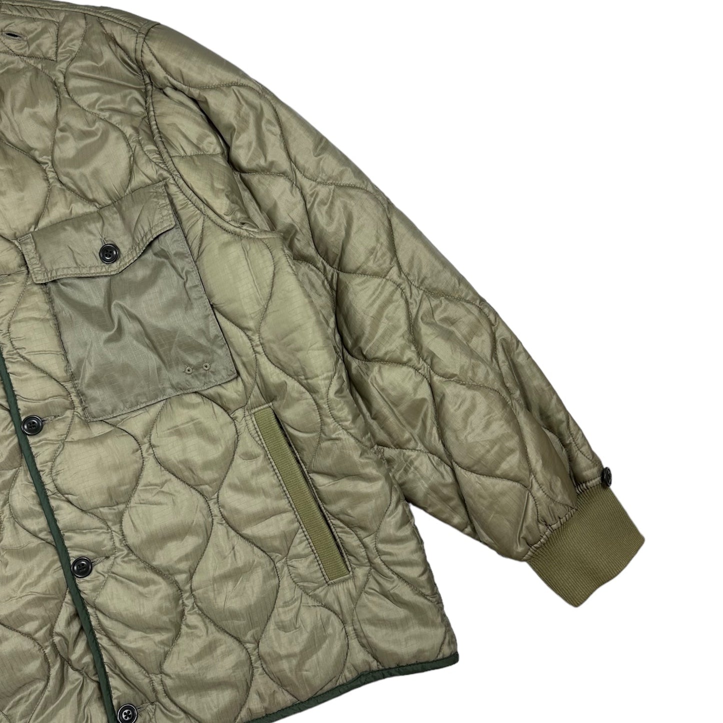 GAP Khaki Quilted Liner Jacket