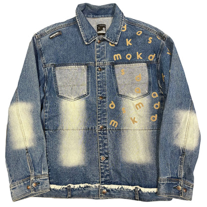 Akademiks Denim Jacket In Blue ( XL )