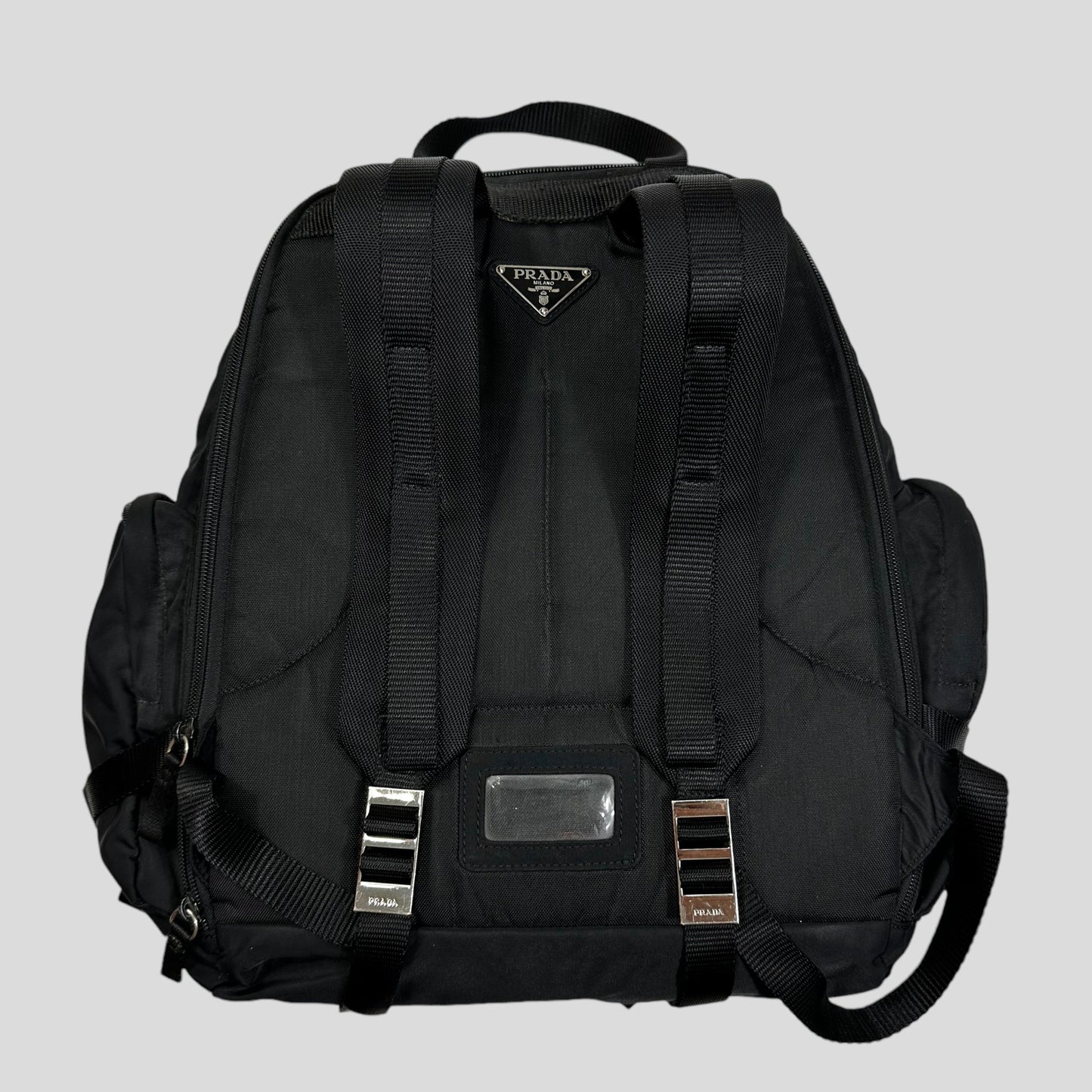 Prada Milano Nylon Multipocket Technical Backpack