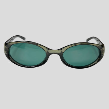 Gucci by Tom Ford 1997 Khaki Green Lens Oval Sunglasses