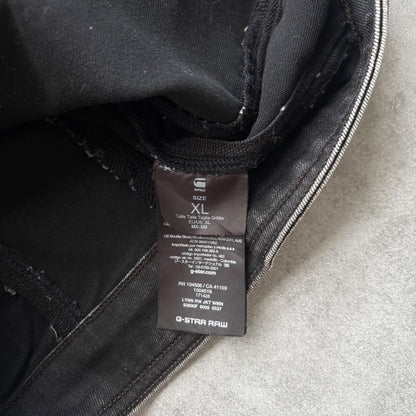 G-STAR WAXED DENIM JACKET | O/S, Black
