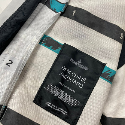 Stone Island Shadow Project DPM Chine Jacquard Bomber, Size Medium | O/S, White