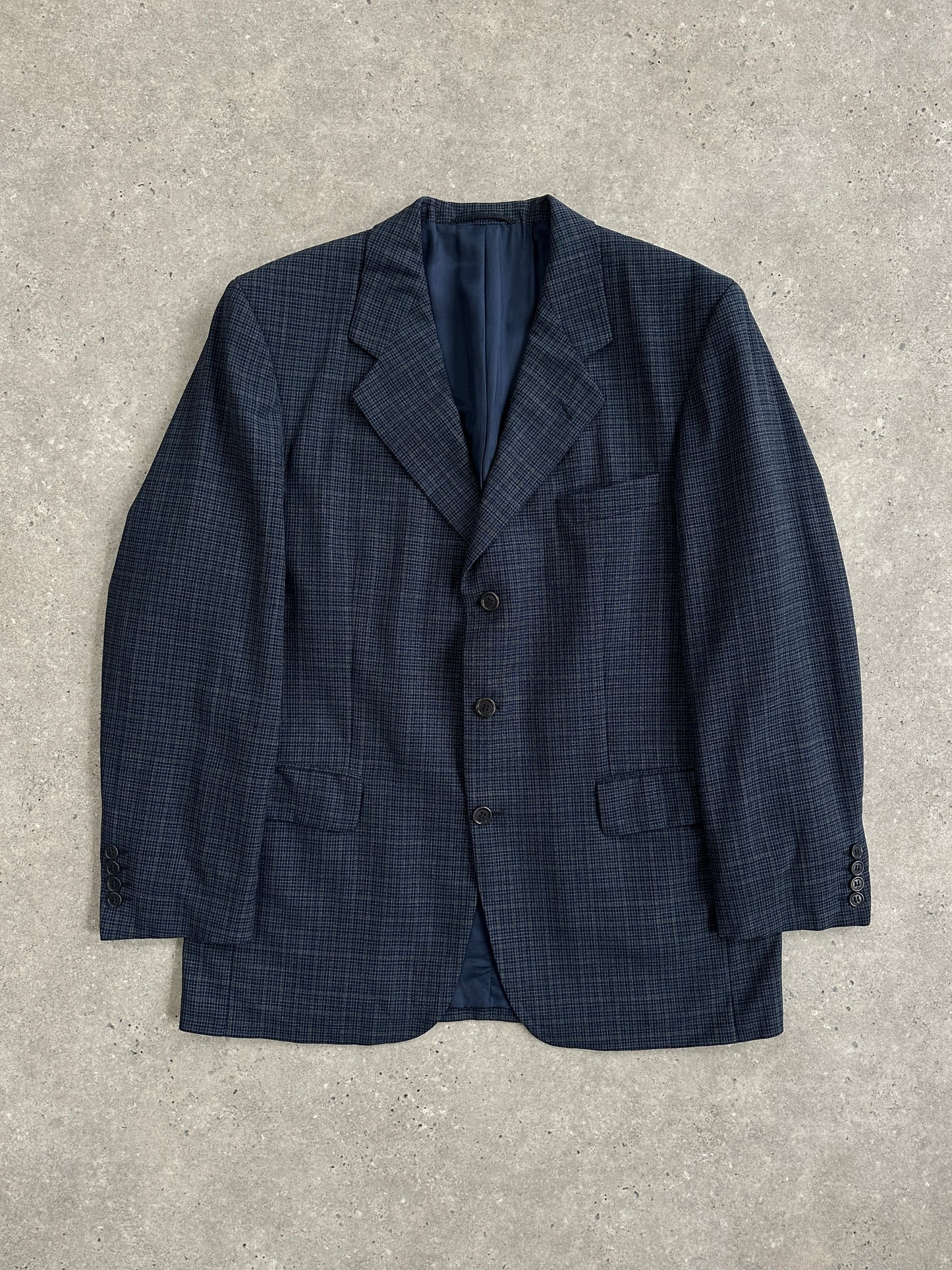 Roy Robson x Loro Piana 2000s “Twister” Super 110’s Wool Single Breasted Blazer - 42/L