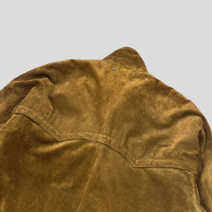 CP Company 1989 Ideas Suede Pelle Leather Quilted G-9 Flight Jacket - IT48 (L/XL) | Default Title, Multicoloured