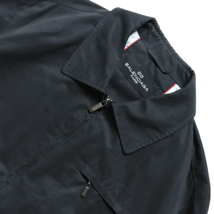 BALENCIAGA NAVY HARRINGTON JACKET  (S)