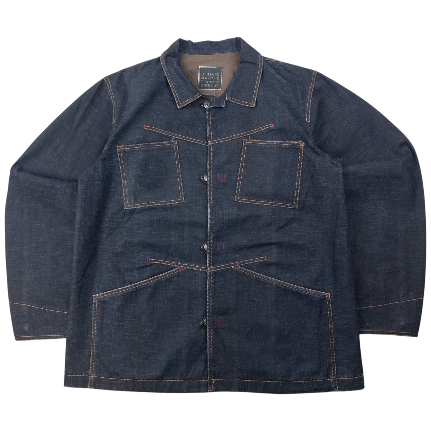 Vintage 2000s Marithe + Francois Girbaud Button Up Denim Jacket Size XL