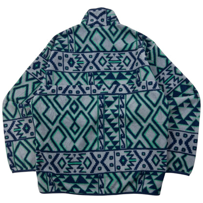 Vintage Patagonia Aztec Snap T Button Fleece Sweatshirt Size S