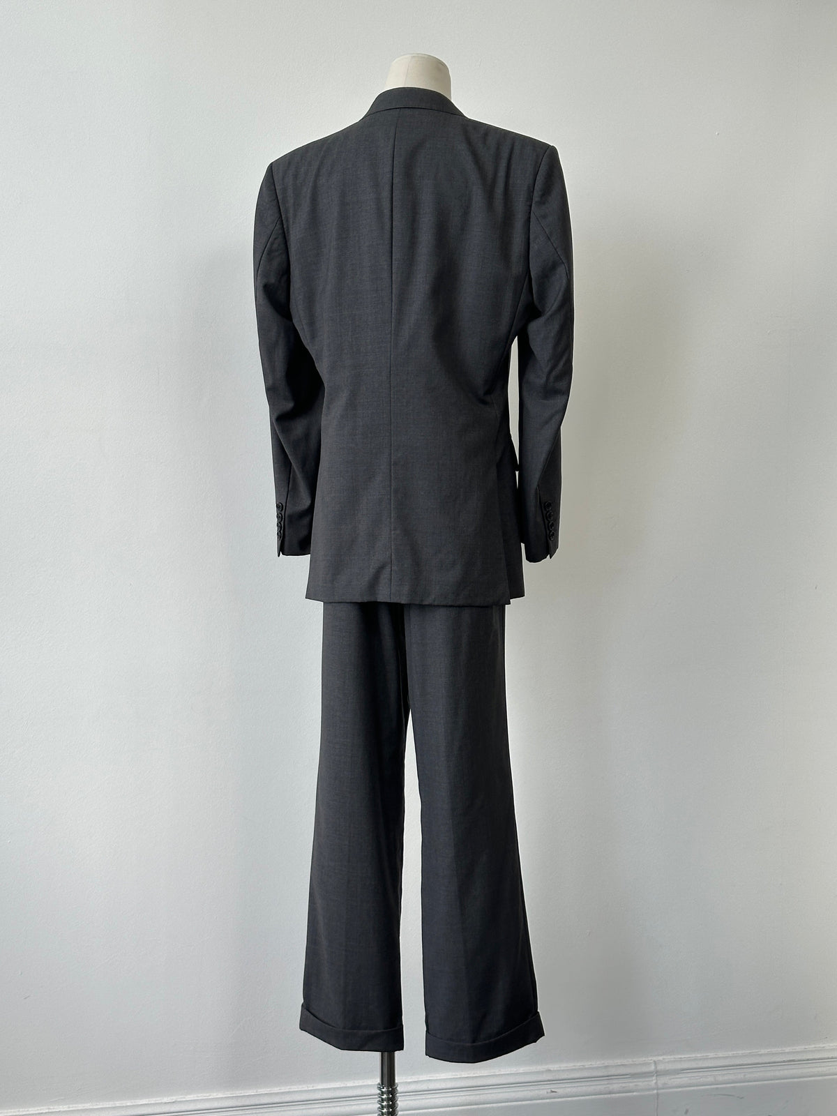 Loro Piana x Durban 1990s Pure Wool Straight Leg Suit - 38S/W30