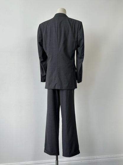 Loro Piana x Durban 1990s Pure Wool Straight Leg Suit - 38S/W30