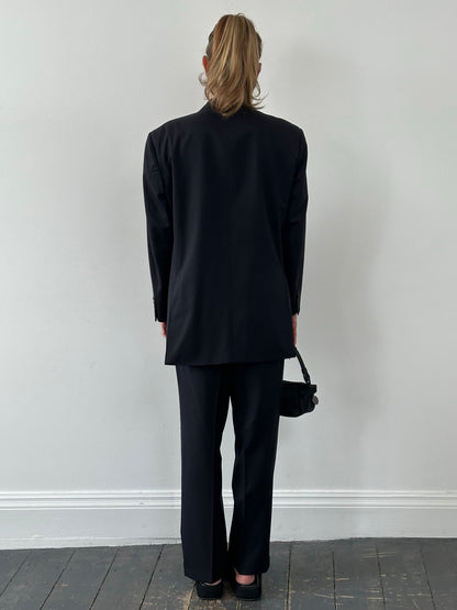 Burberry 2000s Wool Stripe Single Breasted Suit - 44R/W32