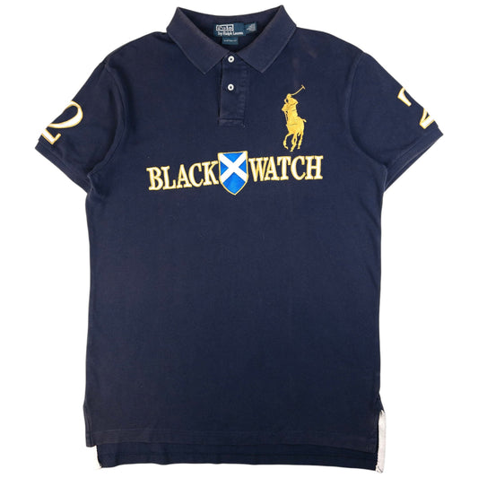 Vintage Polo Ralph Lauren Scotland Black Watch Polo Shirt Size L