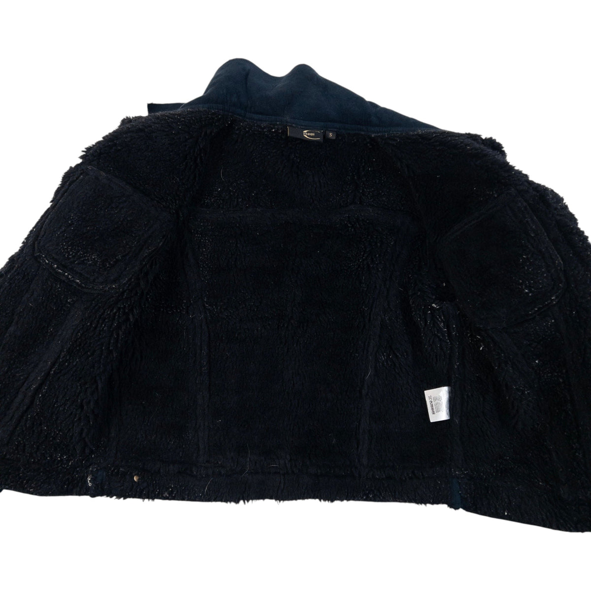 Vintage 2000s Roberto Cavalli Fleece Lined Jacket Womens Size S | Small, Black