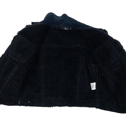 Vintage 2000s Roberto Cavalli Fleece Lined Jacket Womens Size S | Small, Black