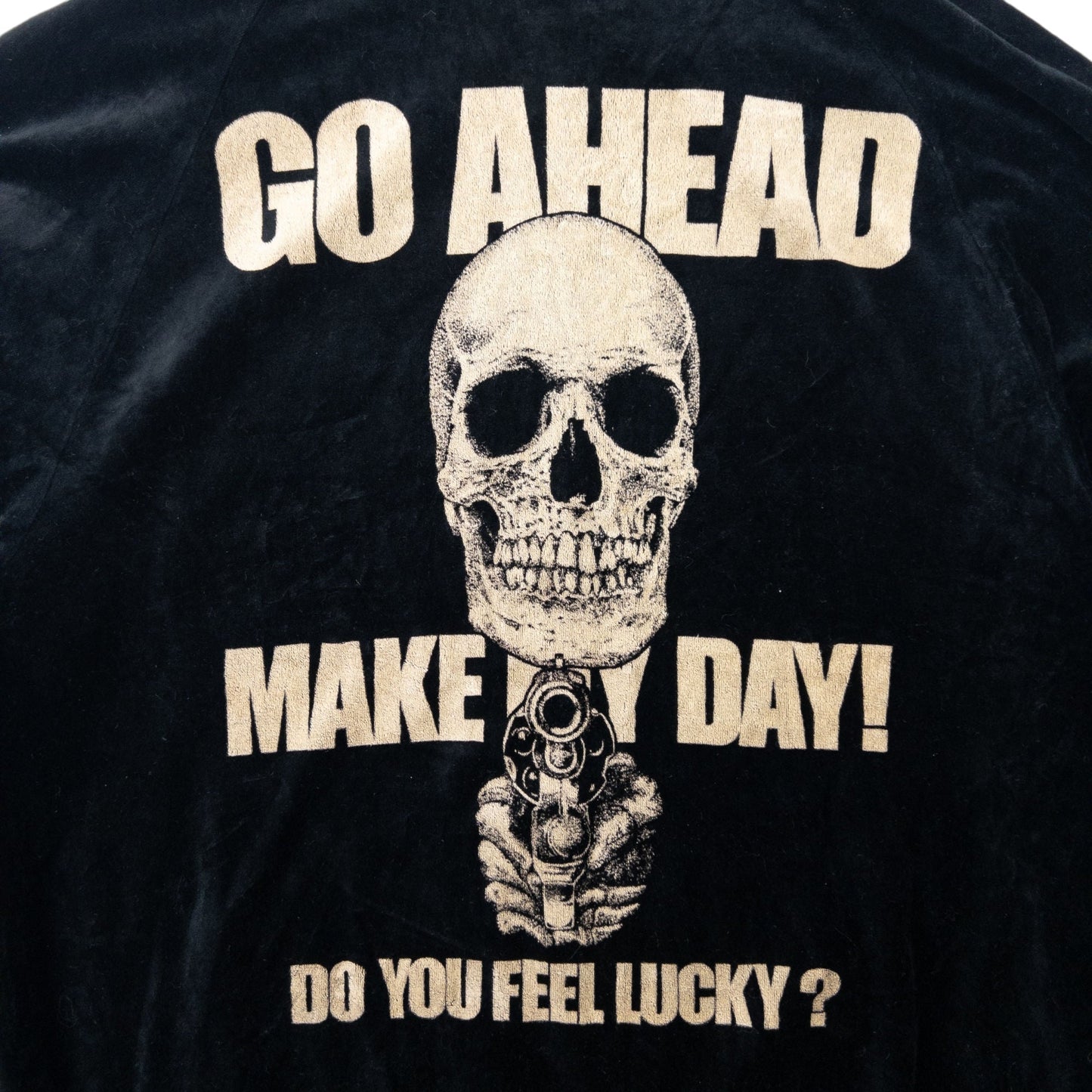 Vintage Hysteric Glamour Velour Zip Up Hoodie Size S