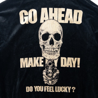 Vintage Hysteric Glamour Velour Zip Up Hoodie Size S