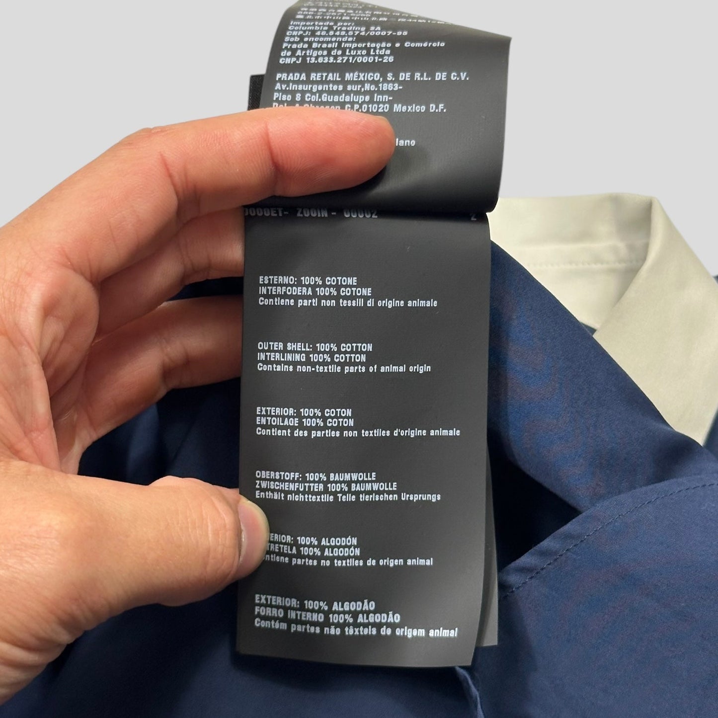 Prada 2016 Store Exclusive Contrast Stripe Shirt DSWT - M