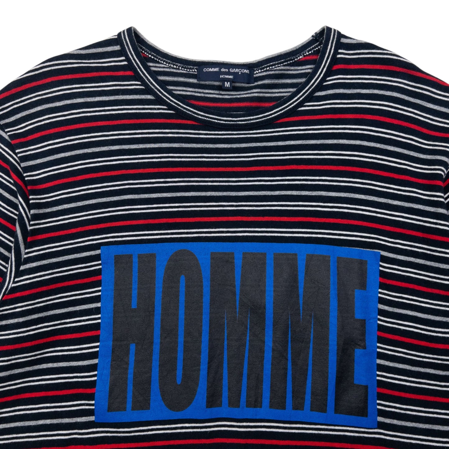 Vintage Comme Des Garçons HOMME Striped T Shirt Size M