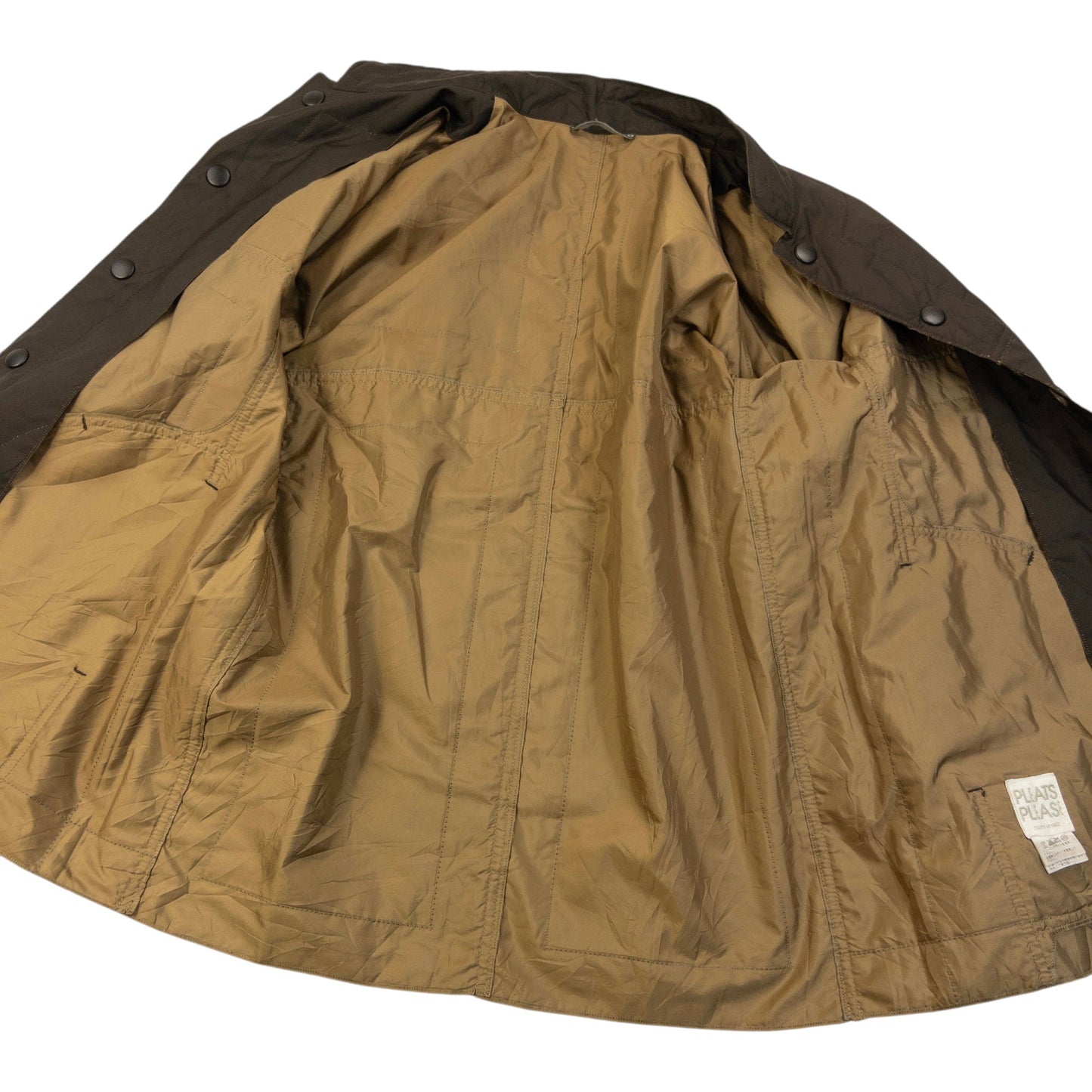 Vintage 90s Pleats Please By Issey Miyake Reversible Jacket Size XS | XS, Brown