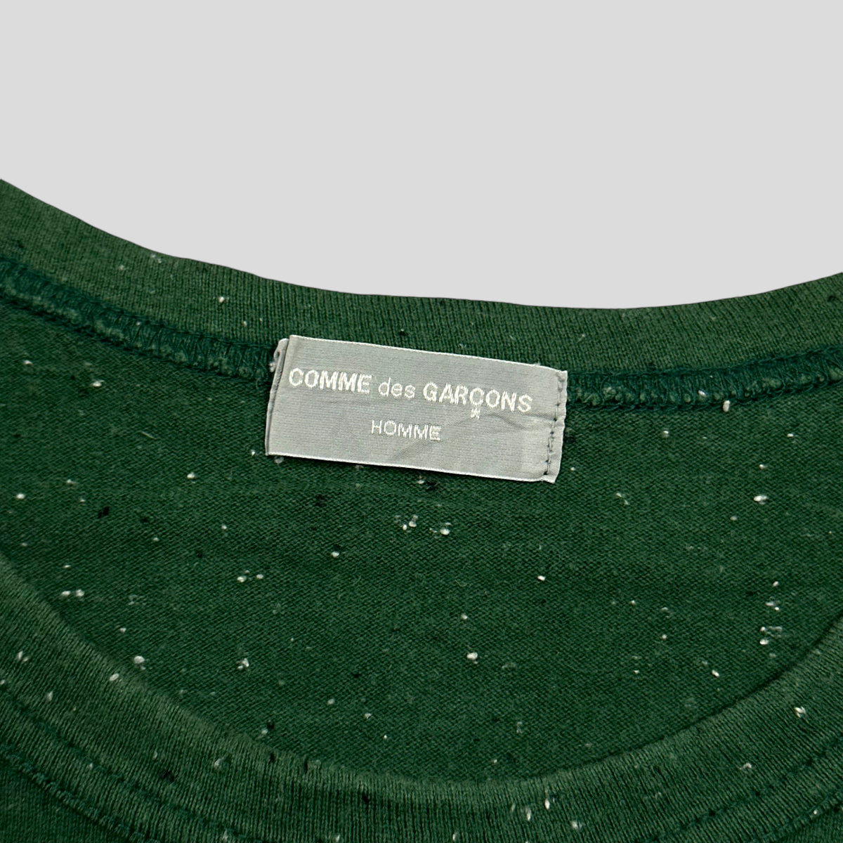 CDG Homme 90’s 3D Speckled Process T-shirt - M | Medium, Green