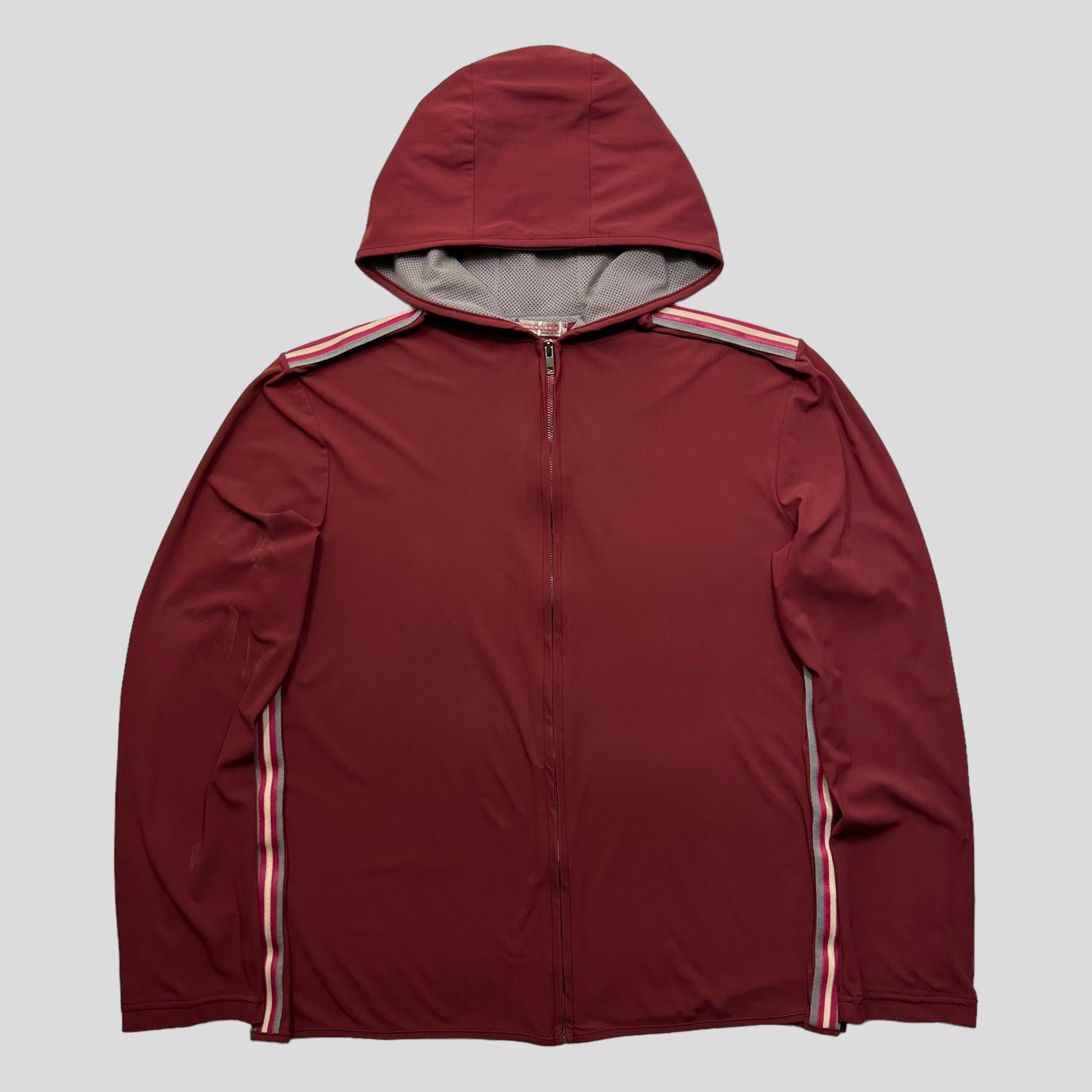 Prada Sport SS00 Nylon Gel Seam Technical Hoodie - XL | Default Title, Burgundy