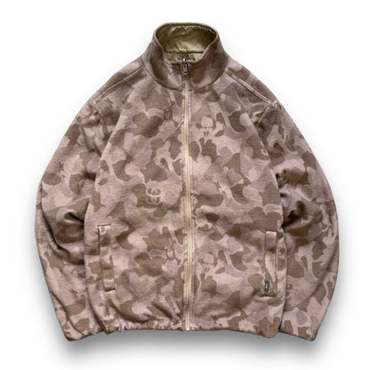 90's Stussy Reversible Camo Fleece Jacket (M) | Default Title, Camo