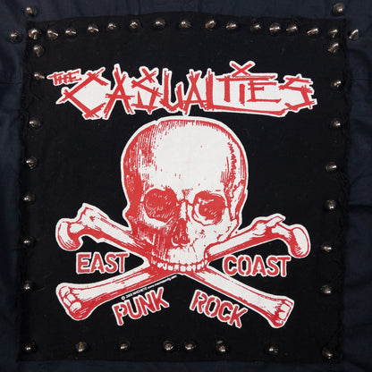 Vintage PPFM The Casualties East Coast Punk Rock Studded Jacket Size S