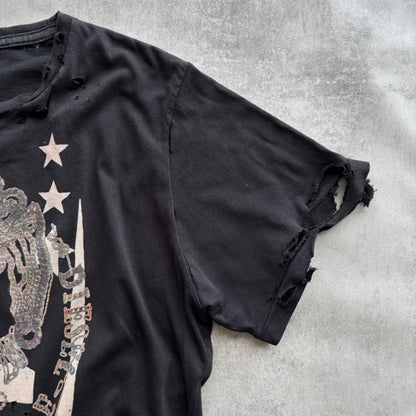 DIESEL DISTRESSED T-SHIRT | O/S, Red