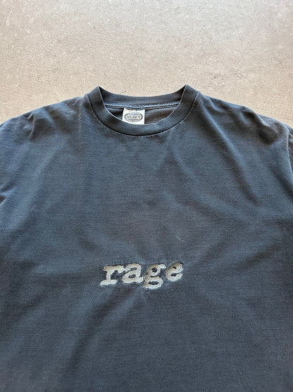 1990's RAGE Long Sleeve T-Shirt - XL | Large, Red