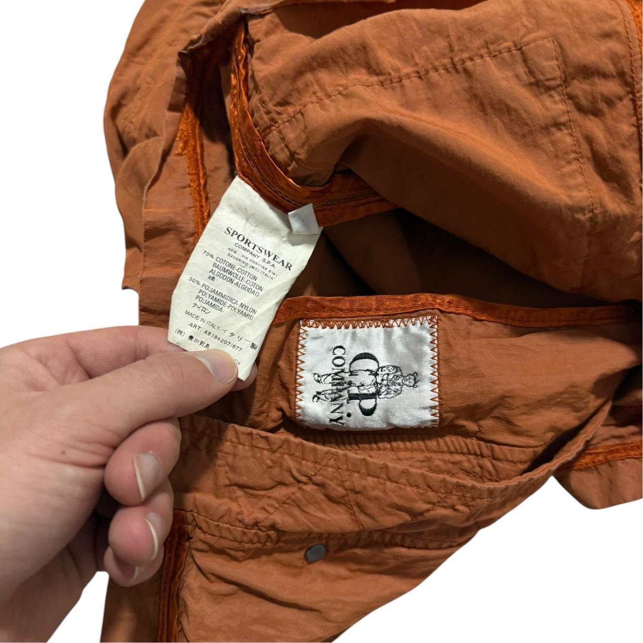 CP Company Mille Miglia Goggle Jacket | Large, Orange