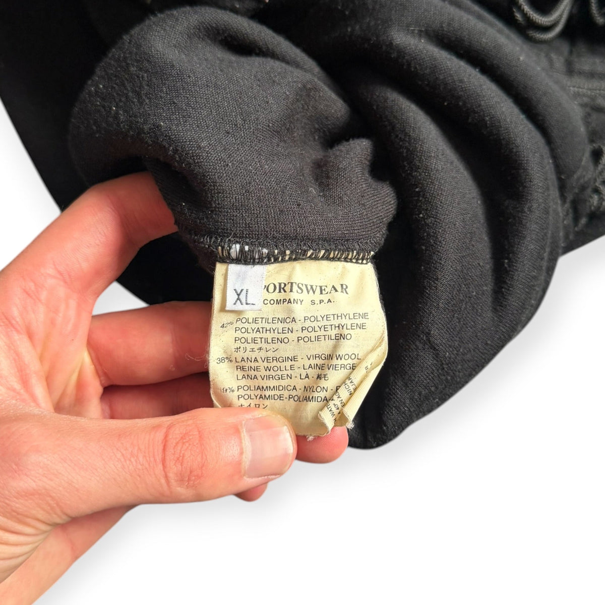 AW1999 CP Company Relax Knit Jacket (XL) | XL, Black