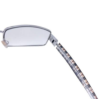 Vintage 2000s Burberry Clear Nova Check Sunglasses | O/S, Grey