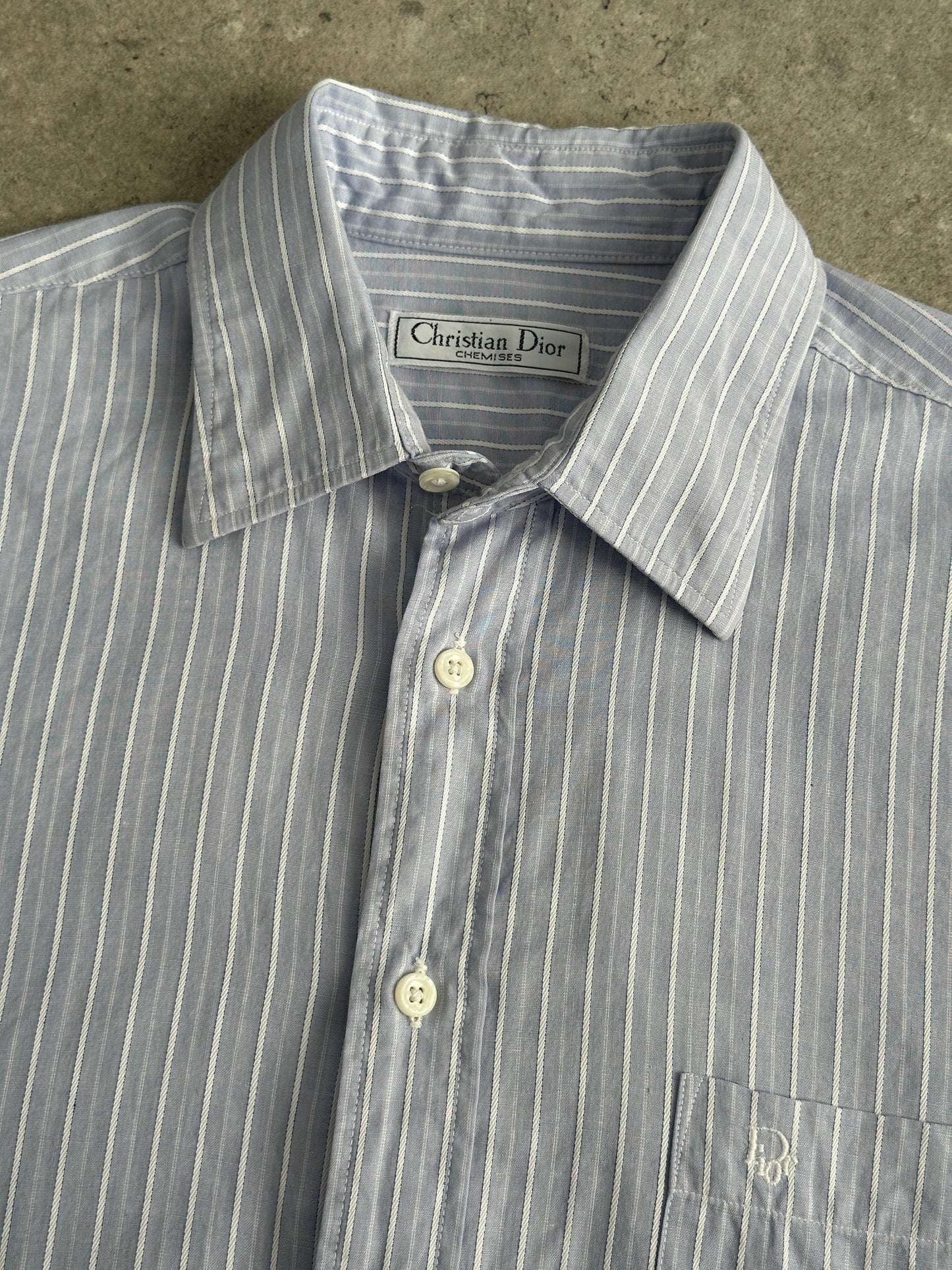 Christian Dior Chemins 1990s Pure Cotton Striped Shirt - XS