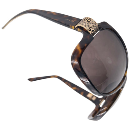 Vintage 2000s Gucci Tortoise Shell Sunglasses | O/S, Brown