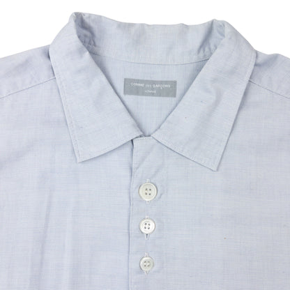 Vintage 1989 Comme Des Garçons HOMME Long Sleeve Button Up Shirt Size XL | XL, Blue