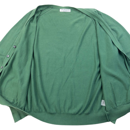 Vintage 90s Burberry Button Up Cardigan Size XL | XL, Green