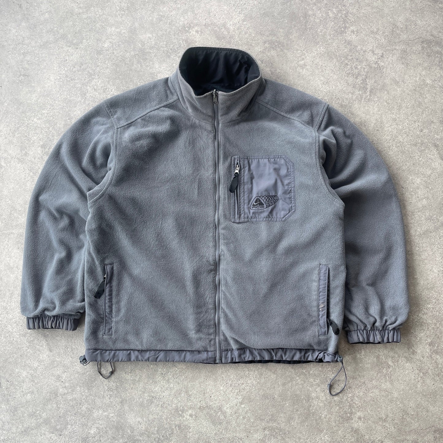 Nike ACG RARE 2000s reversible heavyweight Storm Clad fleece jacket (XL)