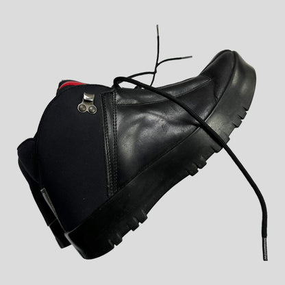 Prada Sport 00’s Leather & Nylon Boots - UK6 | 6, Black