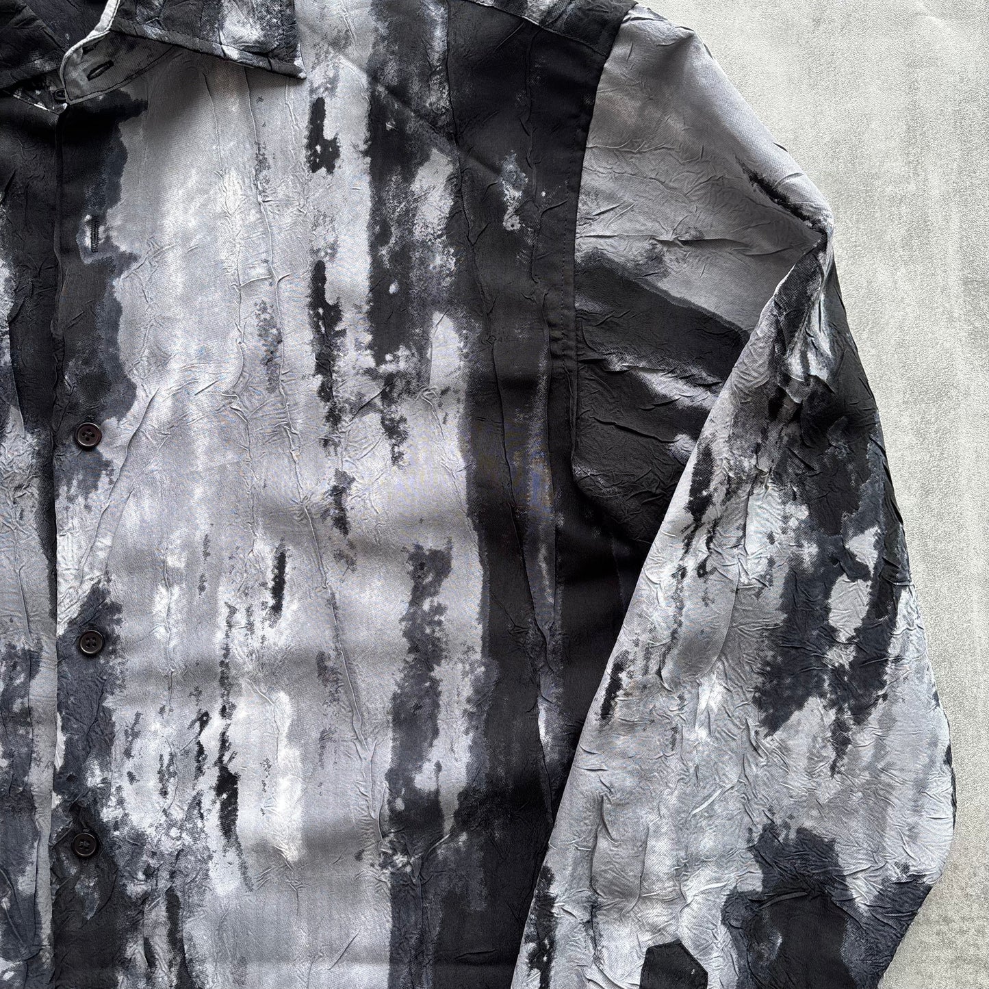 VINTAGE PAINT SHIRT | O/S, Black and Grey