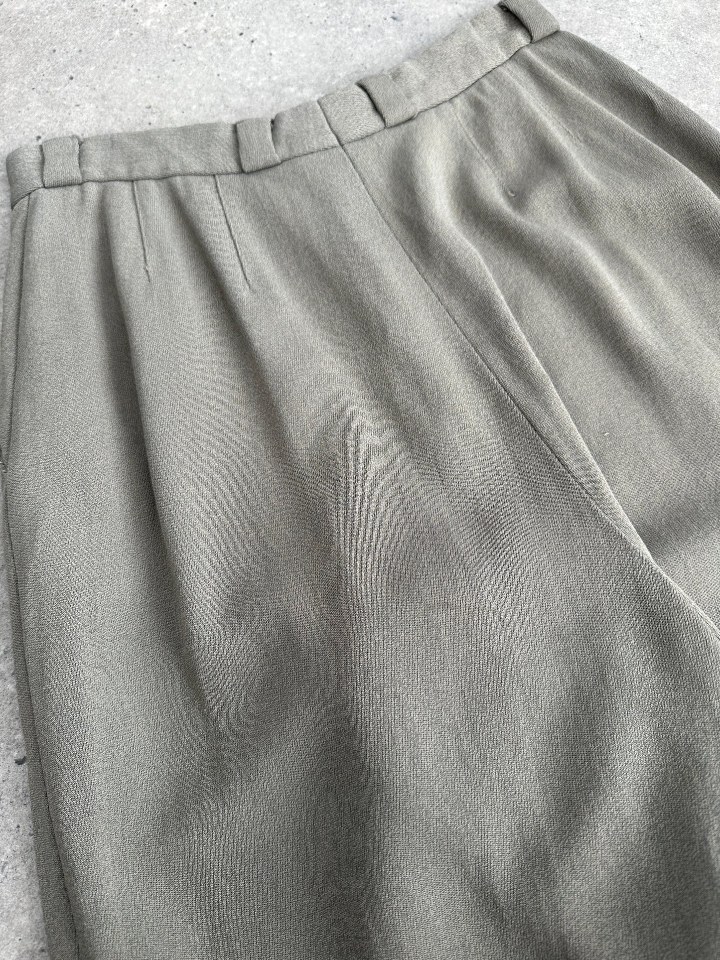 Giorgio Armani High Waisted Tapered Leg Trousers - W24