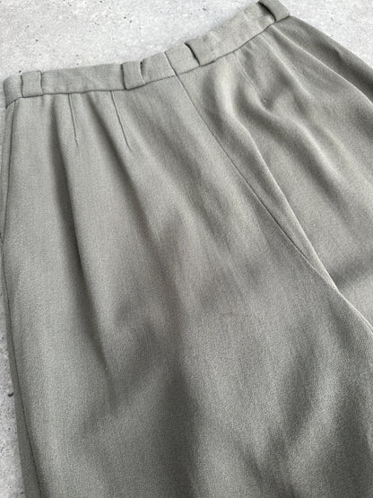 Giorgio Armani High Waisted Tapered Leg Trousers - W24