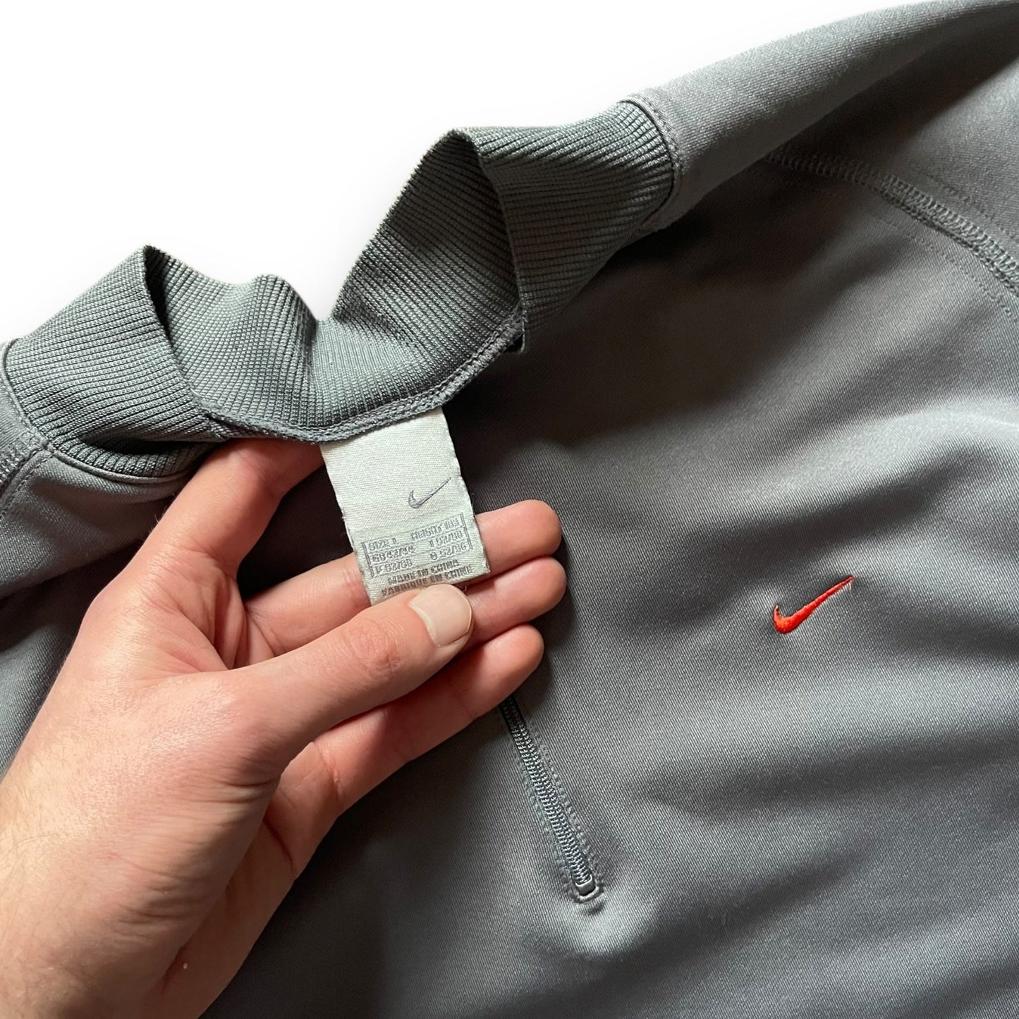 2000's Nike White Label 1/4 Zip Top (L) | Default Title, Multicoloured