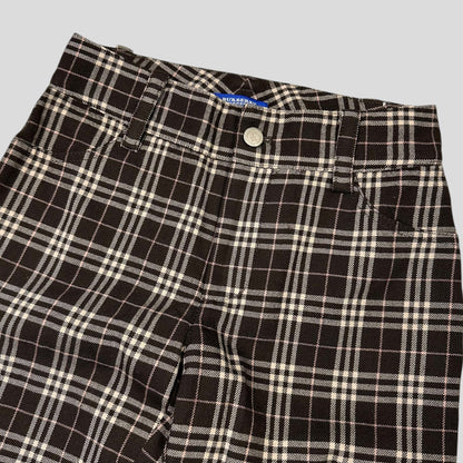 Burberry 00’s Pink Prorsum Logo Nova Check Capri Trousers - UK6 | Default Title, Multicoloured
